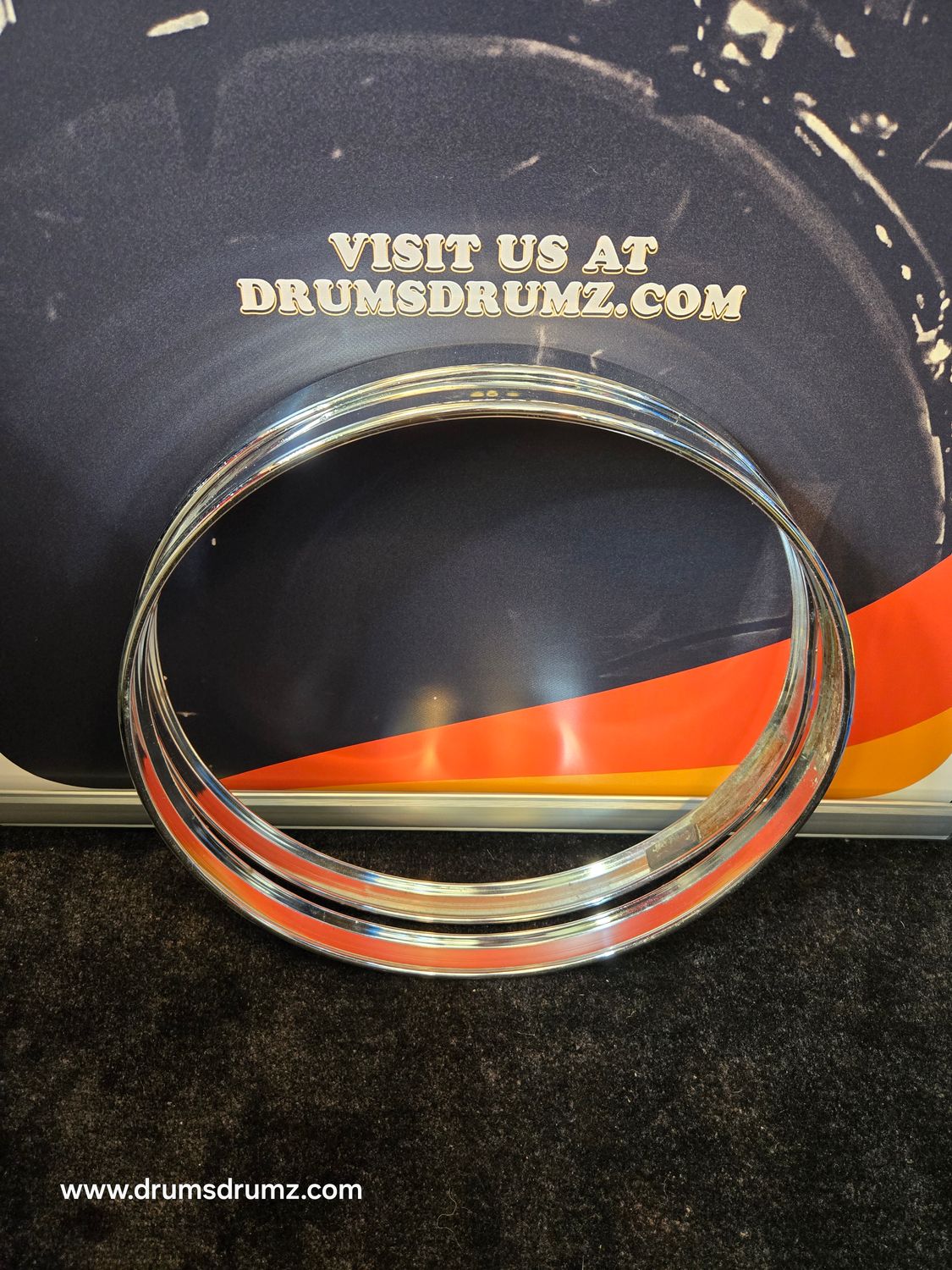 SONOR Phonic Bass Drum Hoop 18" Pair, Ferromanganese - B-Ware