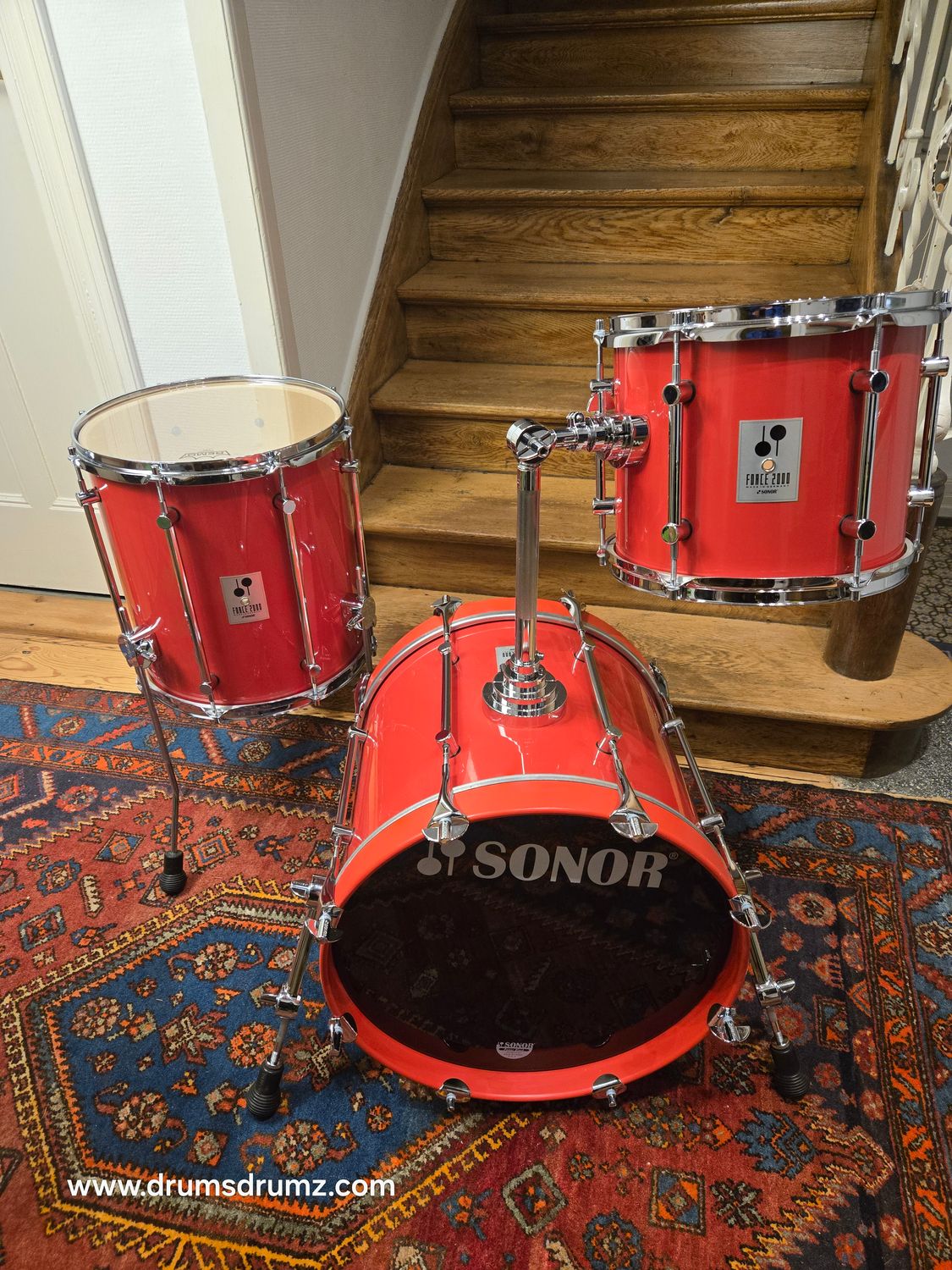 SONOR Force 2000 Bop Kit 18-12-14 + Special package + 13" &amp; Double tom holder