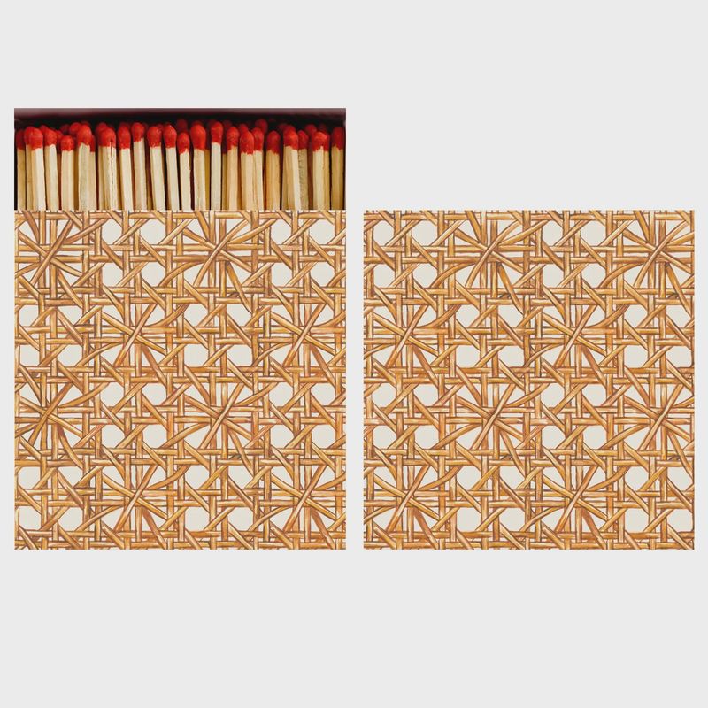 Hester &amp; Cook Rattan Weave Matches