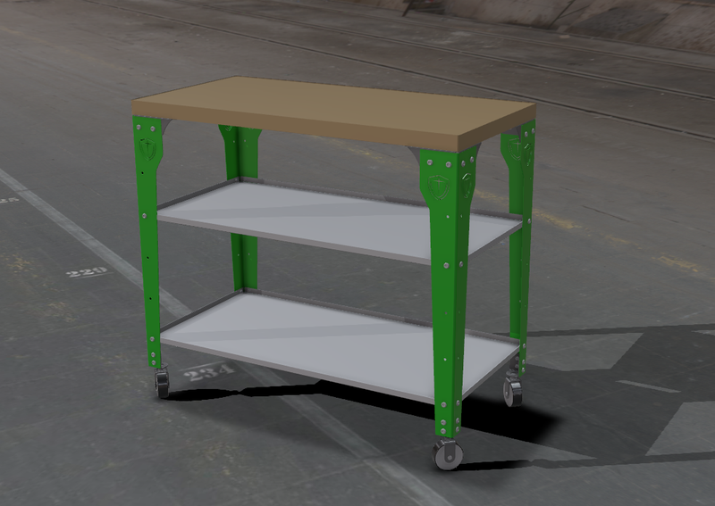 Mobile Workstation - Ply Top