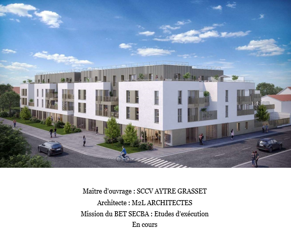 Construction de 2 immeubles de logements collectifs de 36 logements et 8 villas accolés à Aytre (17)