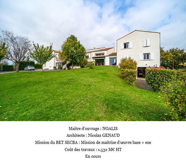 Extension et réhabilitation de la résidence "Les Cotes" à Saint-Claud (16)