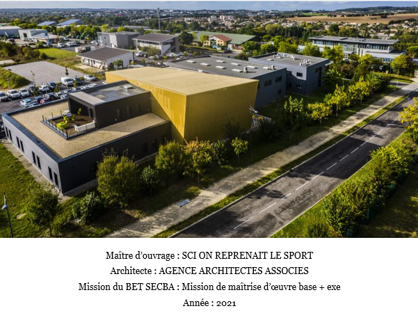 Extension des bureaux BSI - TDI à l'Isle-d'Espagnac (16)