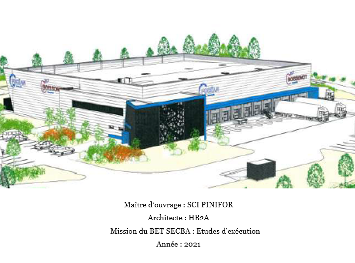 Construction d'un entrepôt logistique et des bureaux d'exploitations à Migne-Auxances (16)