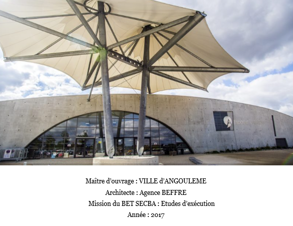 Construction d'une salle polyvalente à Lunesse à Angoulême (16)