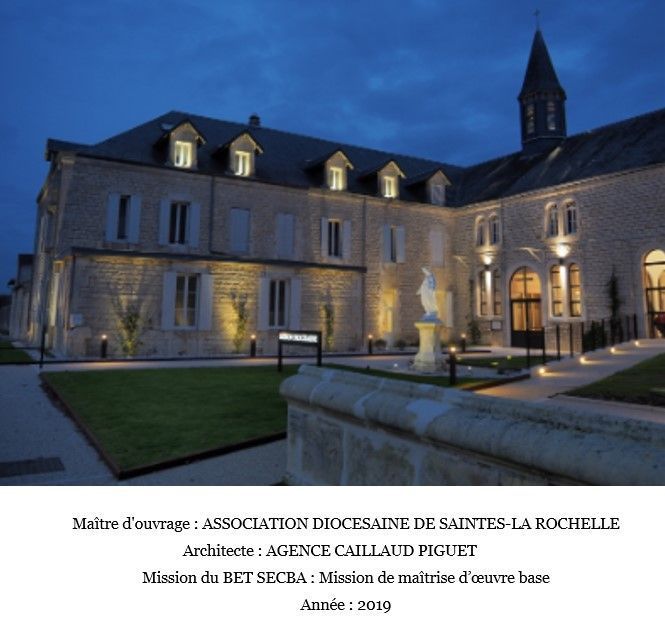 Réaménagement de la Maison Diocésaine Saintes-La-Rochelle à Saintes (17)