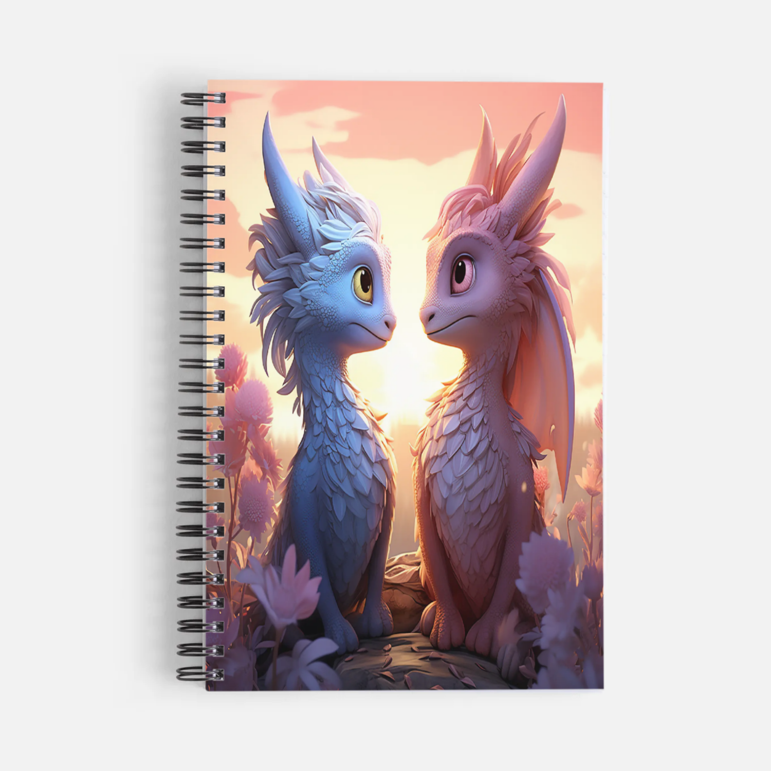 Notebook Valentines Dragons