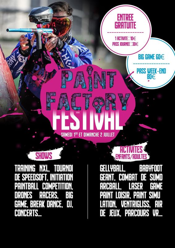 PASS ACTIVITE ILLIMITE FESTIVAL SAMEDI 1 JUILLET 2023