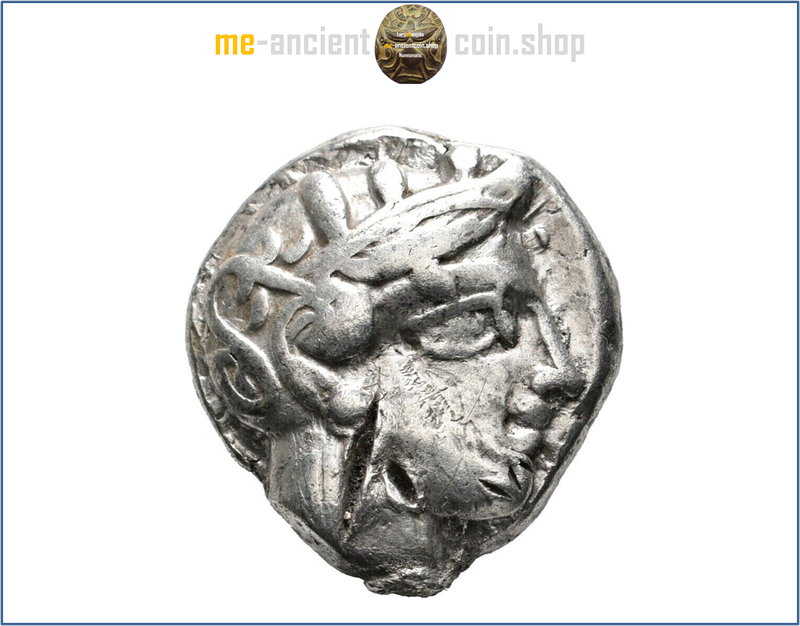 ATTICA, Athens  AR Tetradrachm ca. 454-404 BC helmet Athena, Owl