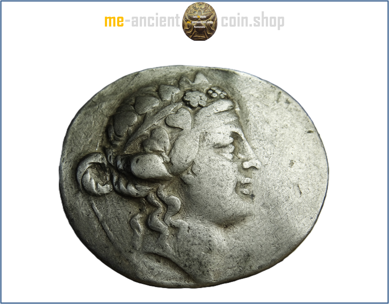 ISLANDS off THRACE, Thasos, AR Tetradrachm, mint period ca. 146-50 BC, Dionysos, Hearakles resting on club
