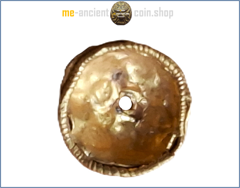 Roman Empire, decorated gold hemisphere (ca. 2nd-4th century AD)