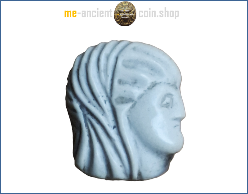 Roman Empire, Kamee of a veiled womans head or deity (ca. 3rd-4th century AD)