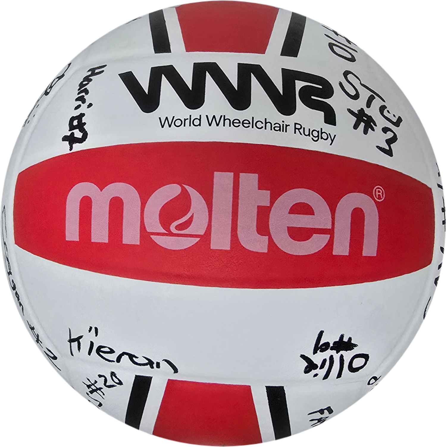 WWR GB Paralympic Team Signed Ball Raffle Ticket