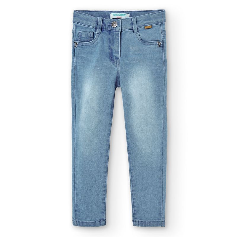 Lichtblauwe jeansbroek