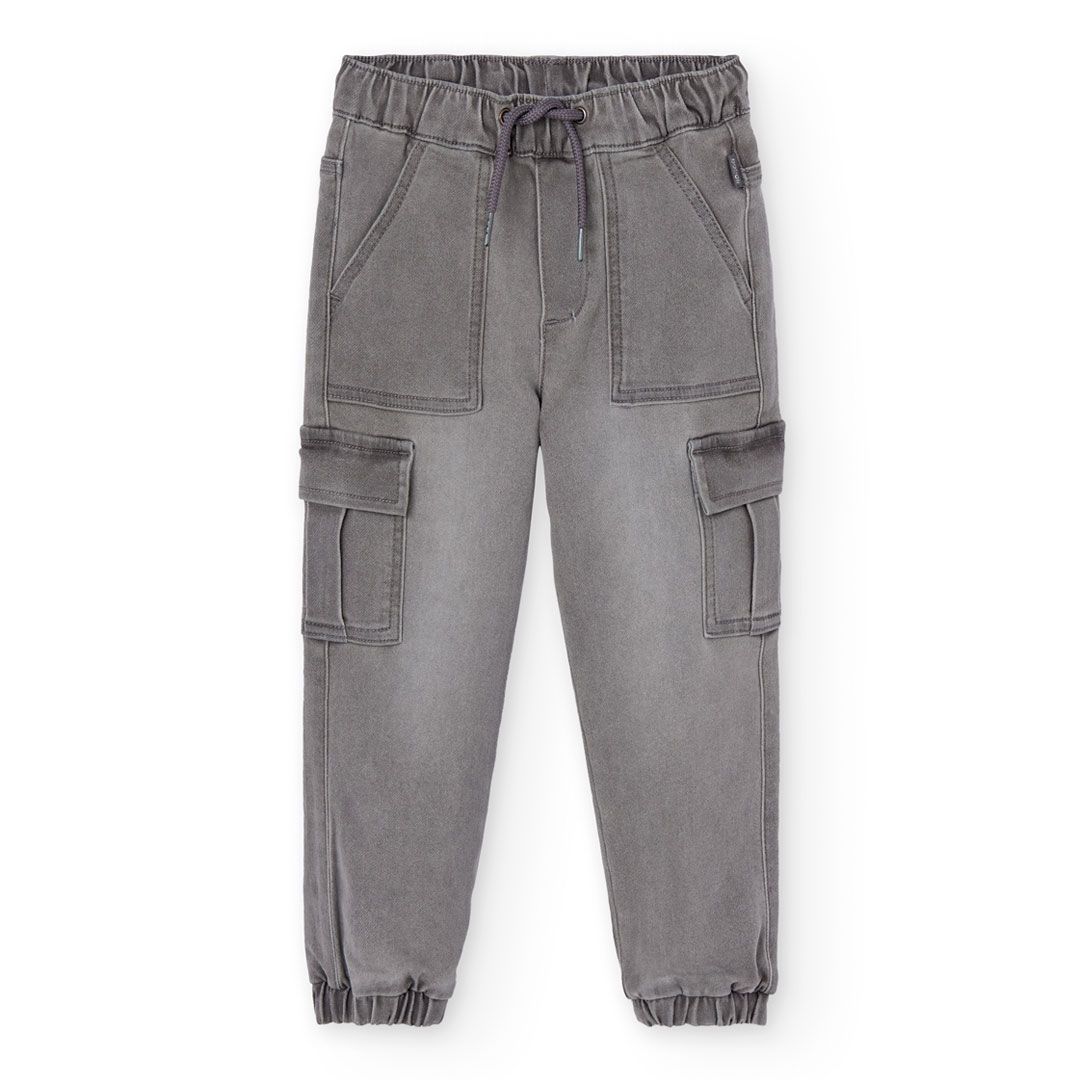 Grijze cargobroek