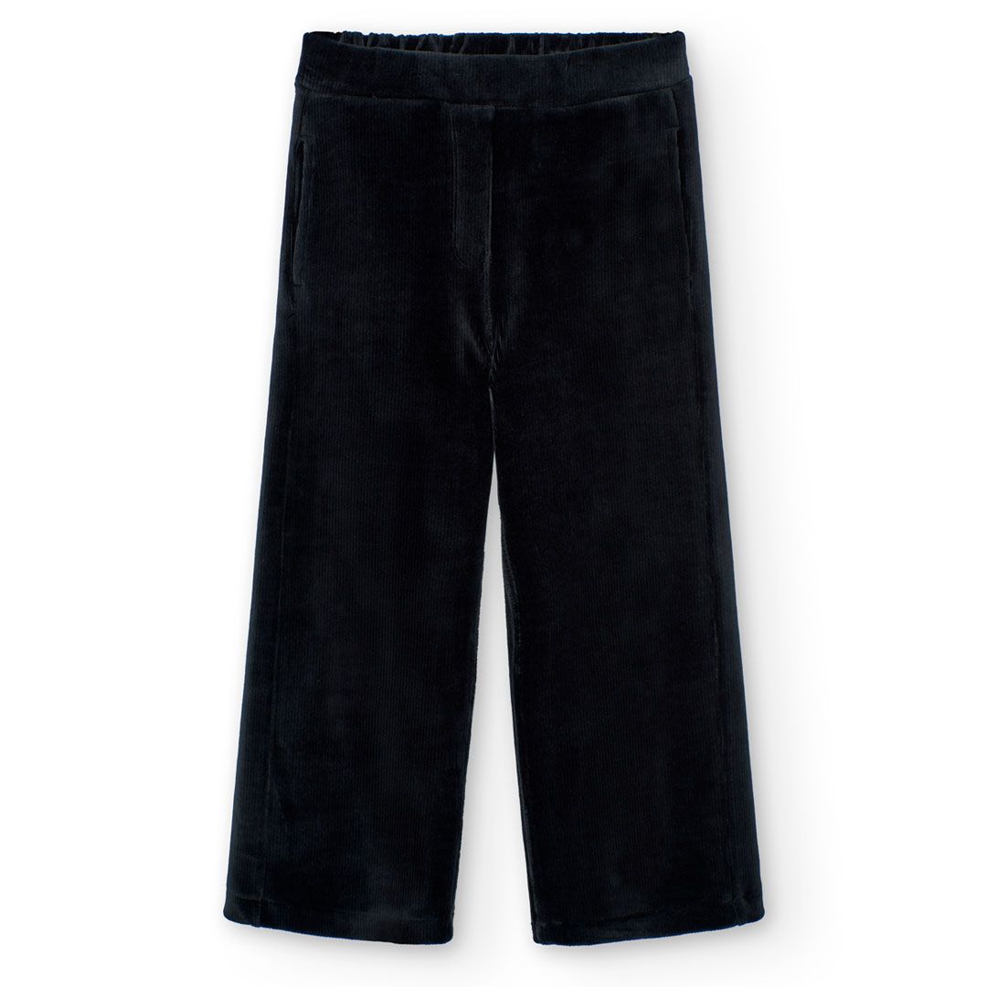 Zwarte velours broek