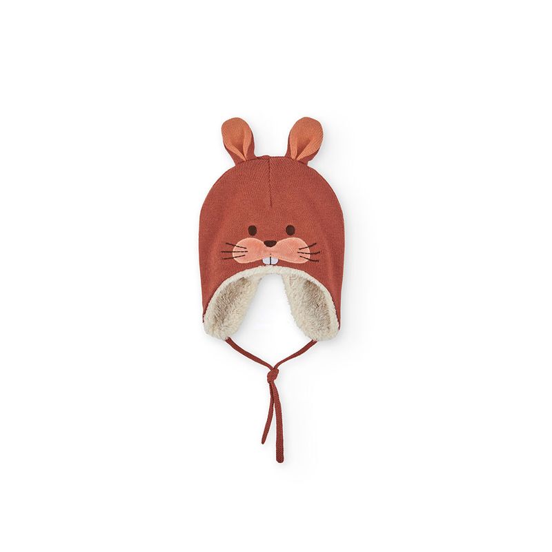 set muts sjaal handschoenen bever