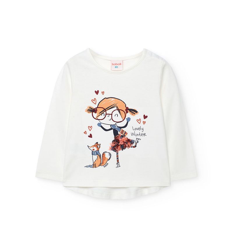 t-shirt meisje met vos