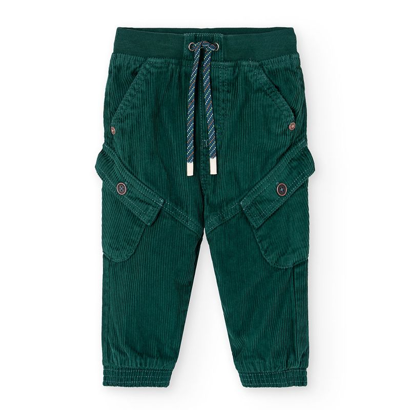 Groen velours broekje