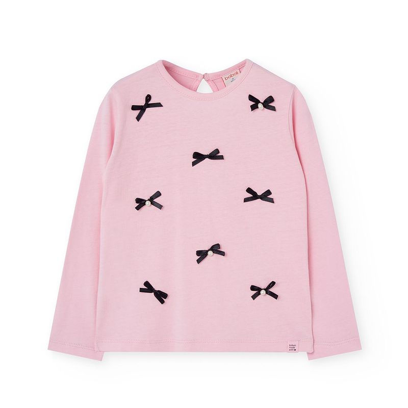 tshirt strikjes roze