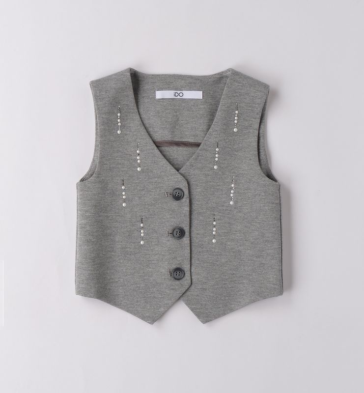 grijze debradeur met parels