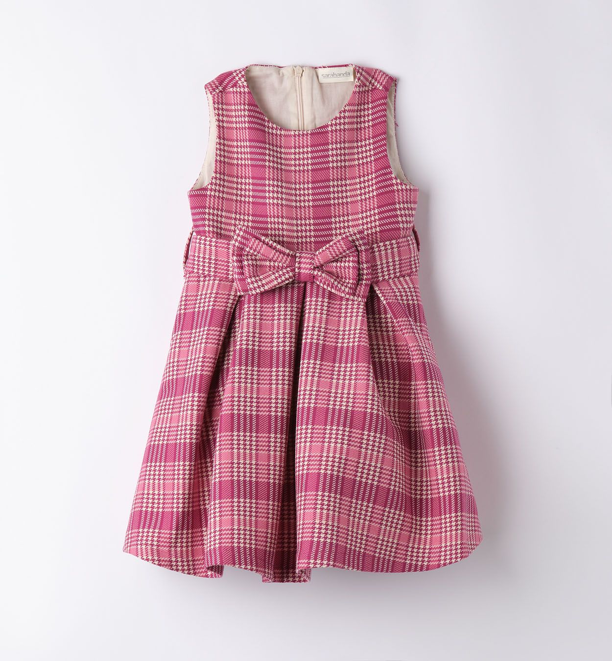 roze geruiten kleedje