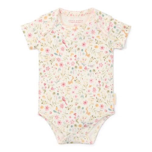 romper korte mouw bloemetjes