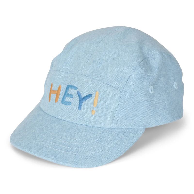 pet blauw Hey!