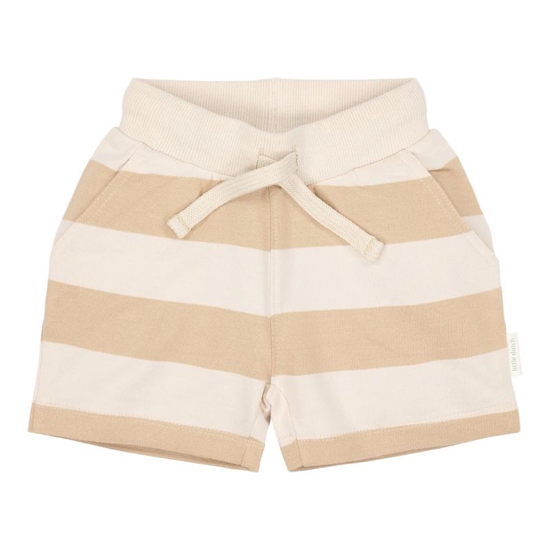 korte broek gestreept zand