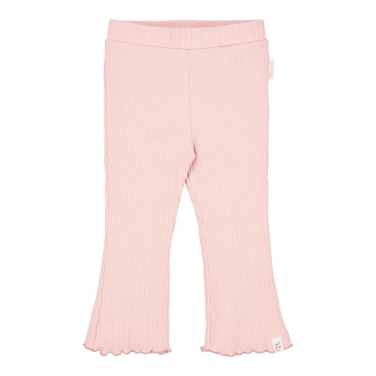 flared broek licht roze
