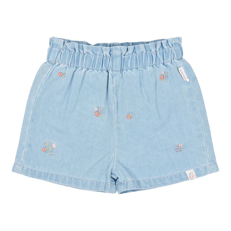 korte broek met bloemetjes