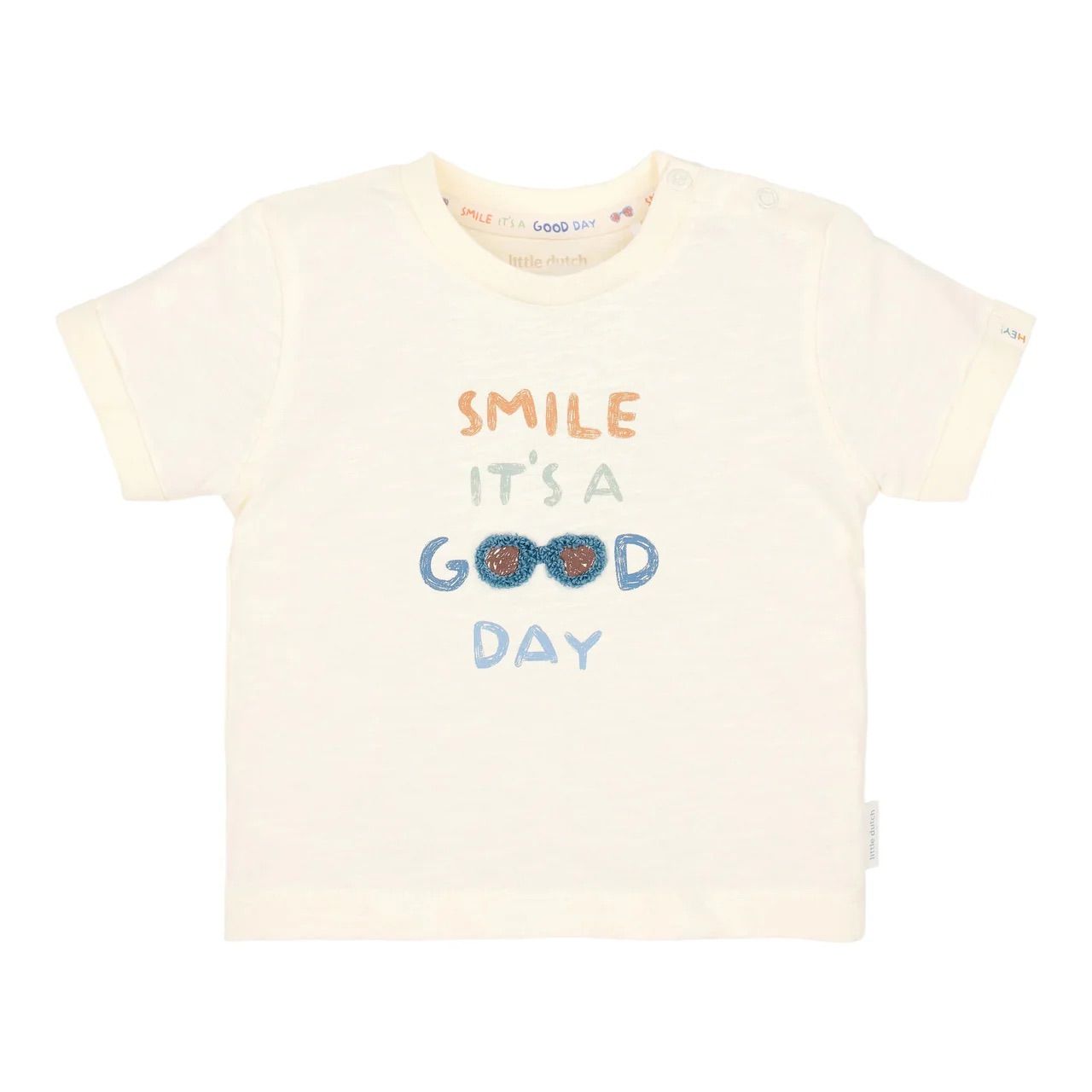 shirt korte mouw smile it's a good day