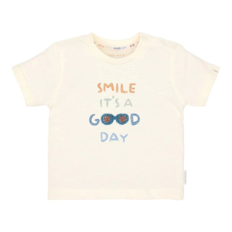 shirt korte mouw smile it's a good day
