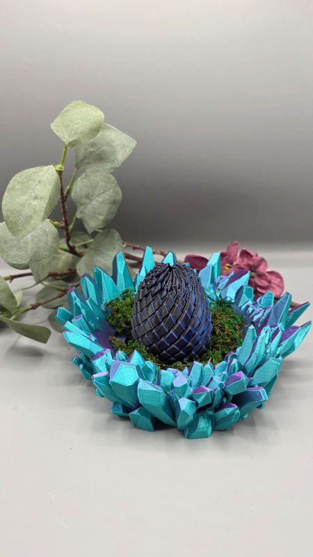 Fidget - Ei, schwarz/blau/lila