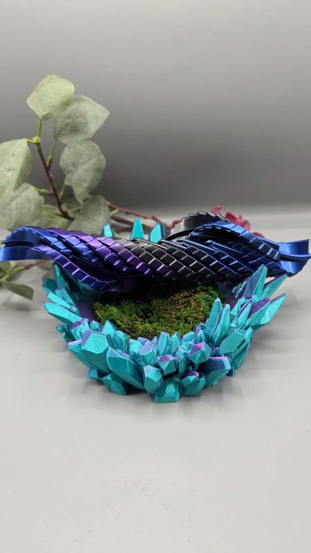 Fidget - Ei, schwarz/blau/lila