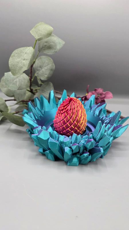 Fidget - Ei, gold/rosa/lila