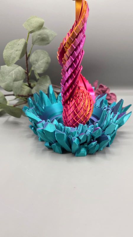 Fidget - Ei, gold/rosa/lila