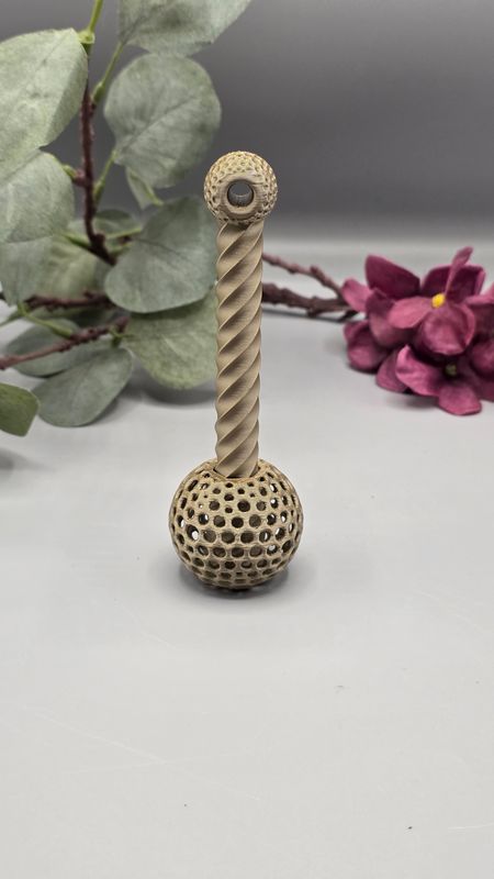 Fidget Kugel, 13,5 cm in Gold (Auf Wunsch andere Farben möglich)