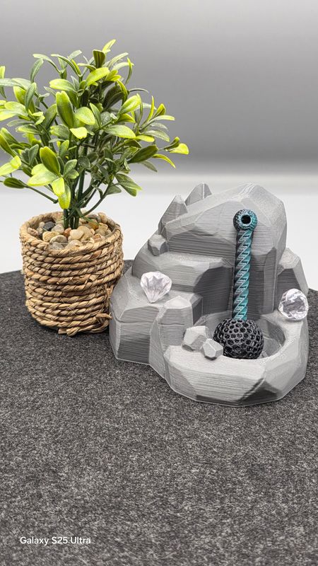 Fidget Kugel, 9 cm in Petrol/Schwarz (Auf Wunsch andere Farben möglich)