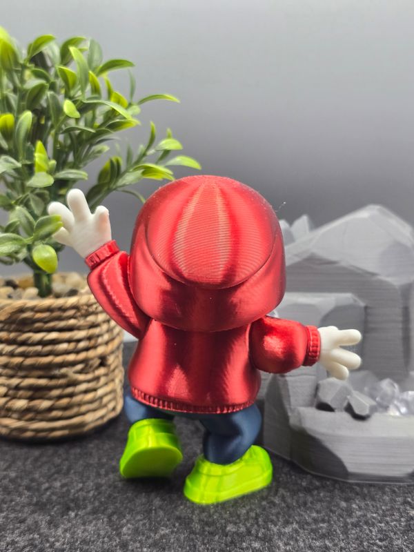 Skater Skelett-Dino in groß, 11 cm