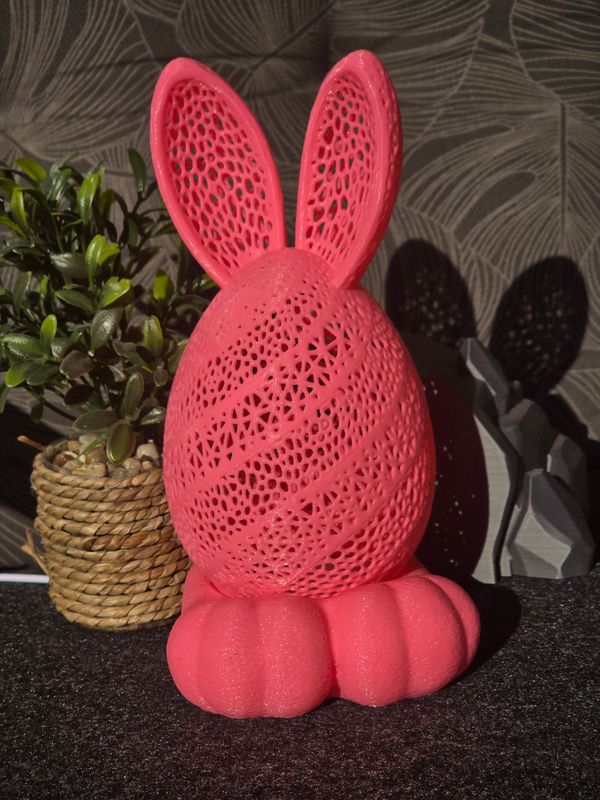 Osterei mit Hasenohren, 20 cm (passend für LED Platte oder Led Licht)