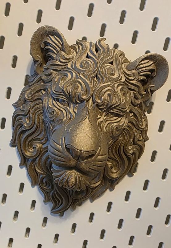 Löwin - Wall Art, 23 cm