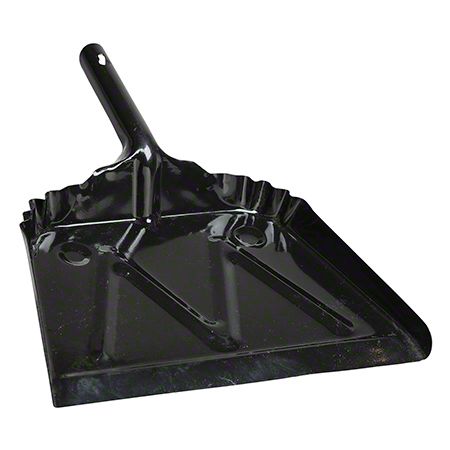 12&quot; BLACK METAL DUST PAN