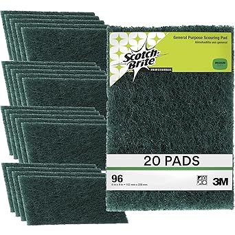 3M SCOUR PADSD 96-20, 6&quot; X 9&quot;, SCOTCH BRITE