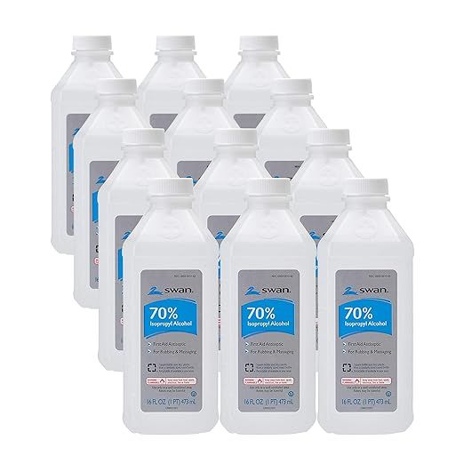 ISOPROPYL ALCOHOL - 16oz - SWAN - 70%  - PPE