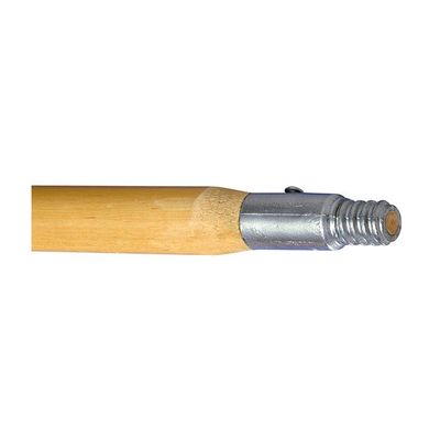 HANDLE - 60&quot; - WOOD - PUSH BROOM - THREADED
