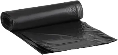 TRASH BAGS: 60ga - BLACK - 38&quot;x58&quot; - 10 RL/CS