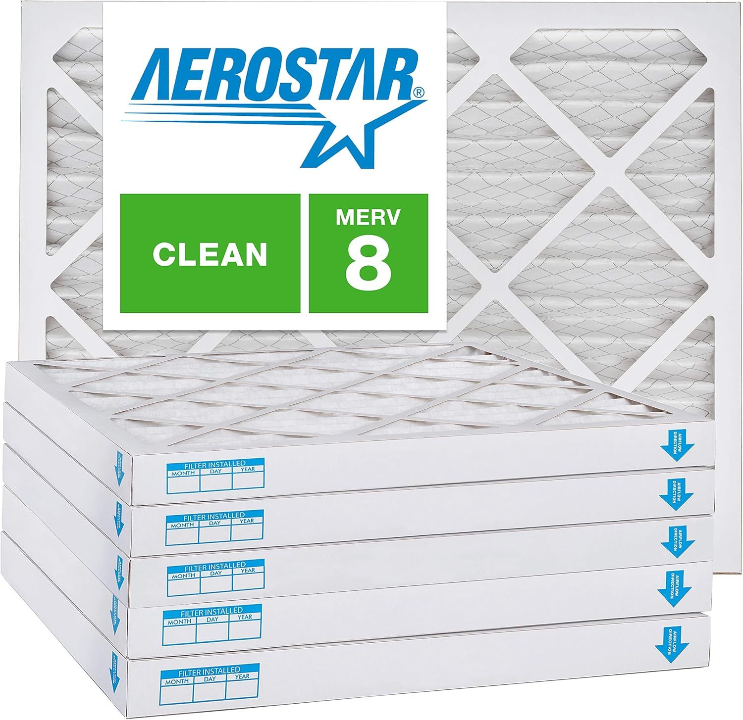 AIR FILTER- PLTD- MERV13- 20x20x2- AEROSTAR