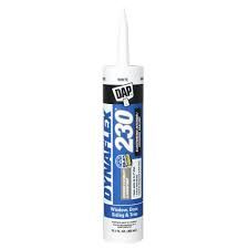 DAP DYNAFLEX 230 WINDOW &amp; DOOR LATEX CAULK - WHITE