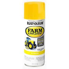 FARM &amp; IMP YELLOW SPRAY PAINT